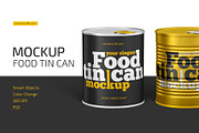 Food Tin Can Mockup, a Cups & Container Mockup by Country4k (Thumbnail 1 of 3)