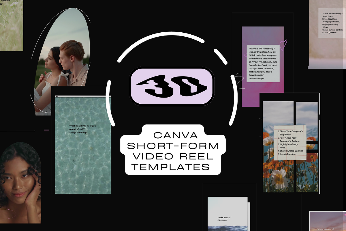 Canva Short-Form Reels, a Social Media Template by Clarissa Fletcher (Photo 1 of 4)
