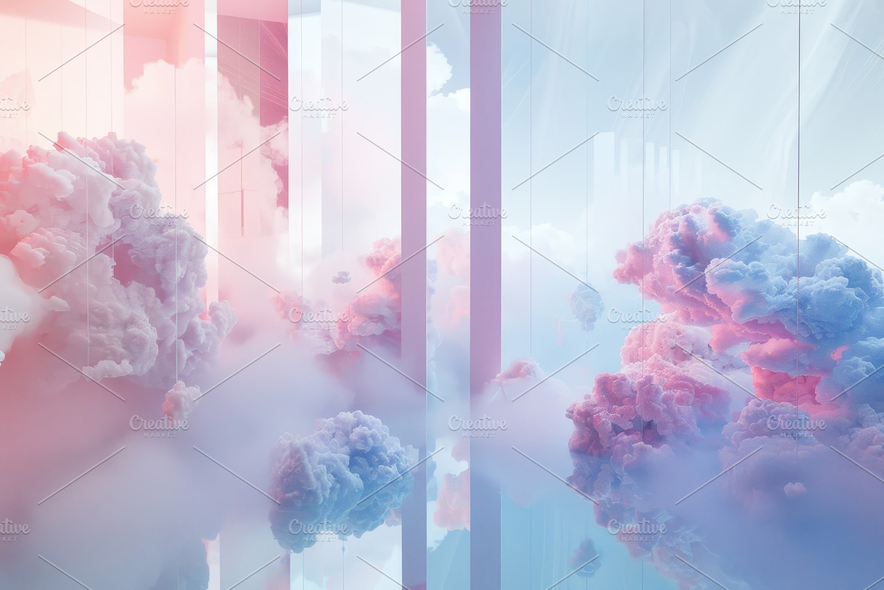 A cloud in shades of blue, pink, and, a Photo by Iftikhar Alam
