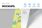4x6 Rectangle Post Card Mockups, an Advertising Mockup by megostudi0 (Thumbnail 2 of 6)