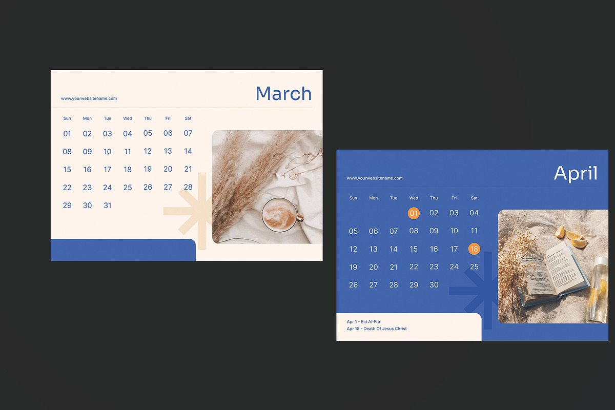 Modern Edge Calendar preview 3