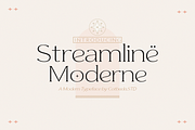 Streamline Moderne, a Serif Font by Cotbada_studio (Thumbnail 1 of 10)