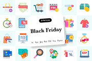 Black Friday, Shopping, Discount, an Icon by Vector Stall (Thumbnail 1 of 6)