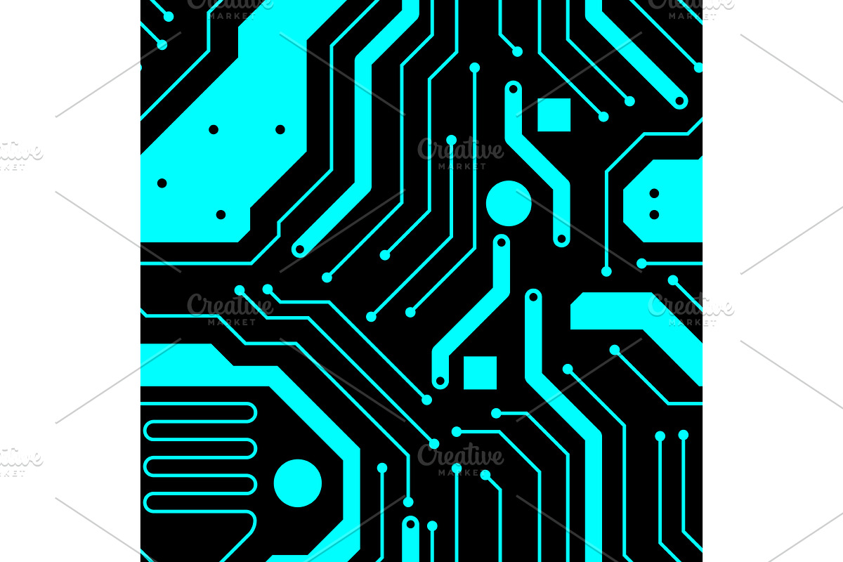 Electronics board., a Pattern Graphic by incomible