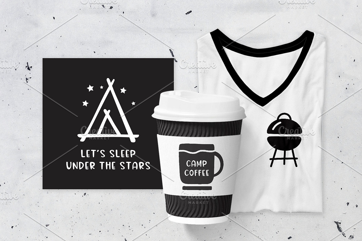 Adventure Font and Camping Pack, a Script Font by Nadezda (Photo 8 of 11)