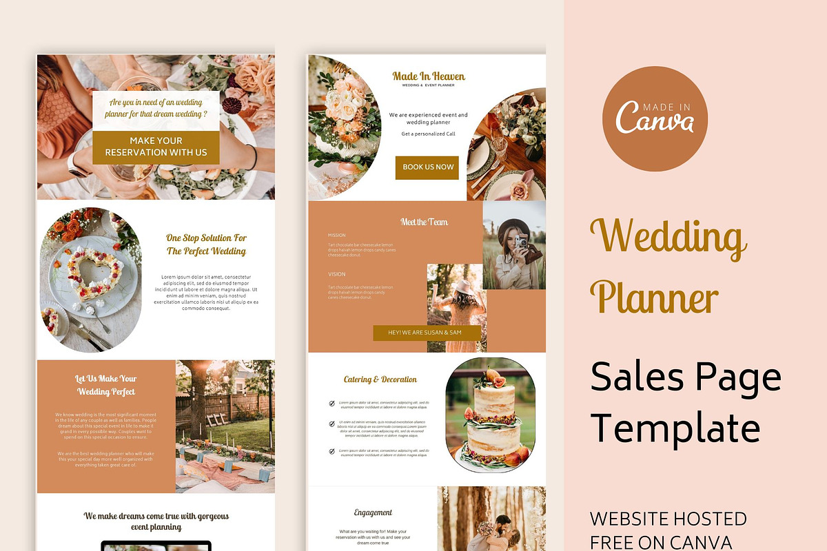 Sales Page Template - Canva Template, a Landing Page Template by Deepa Template Studio (Photo 1 of 10)