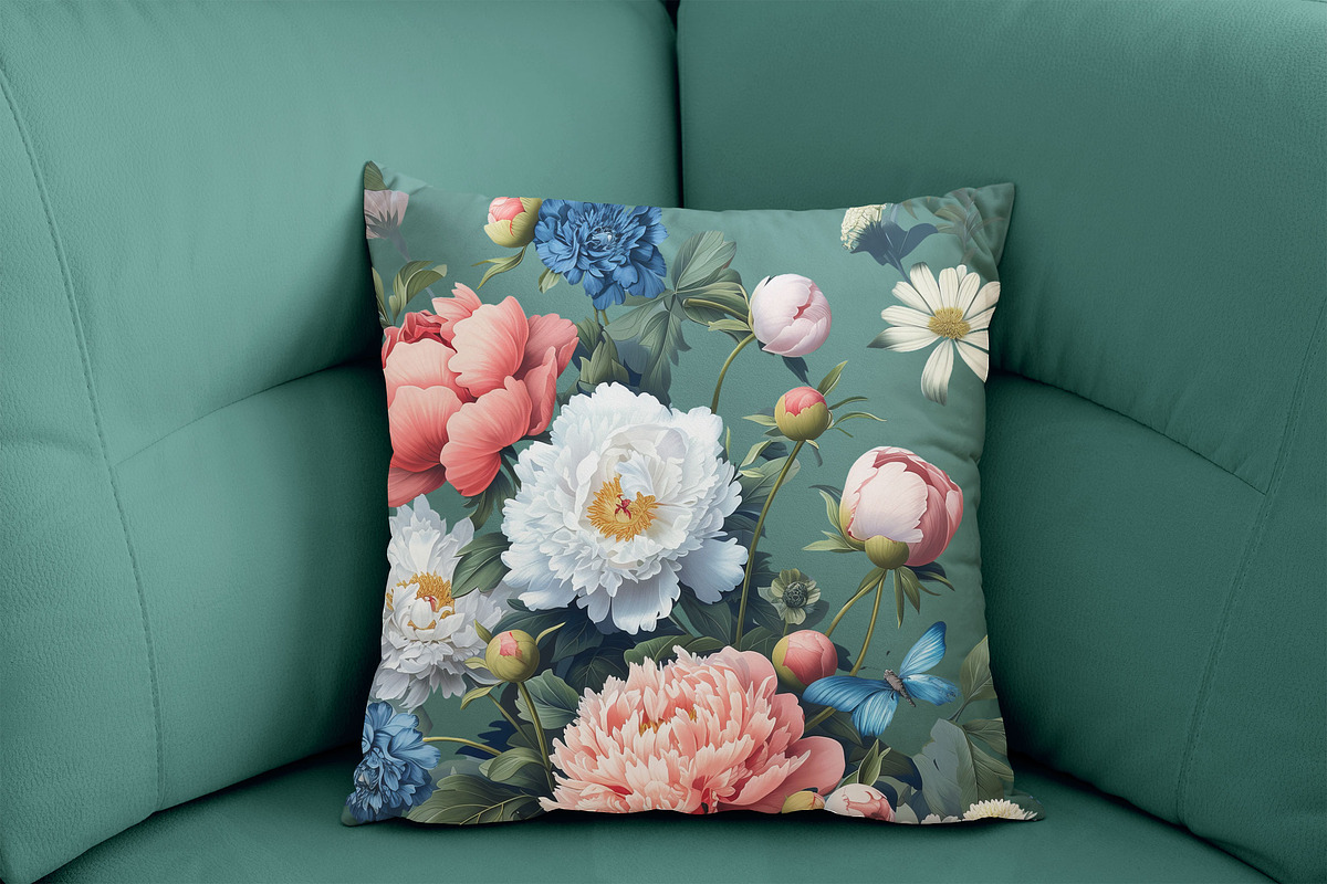 Gorgeous Peonies Floral Pattern 2, a Pattern Graphic by Olya Creative (Photo 6 of 7)