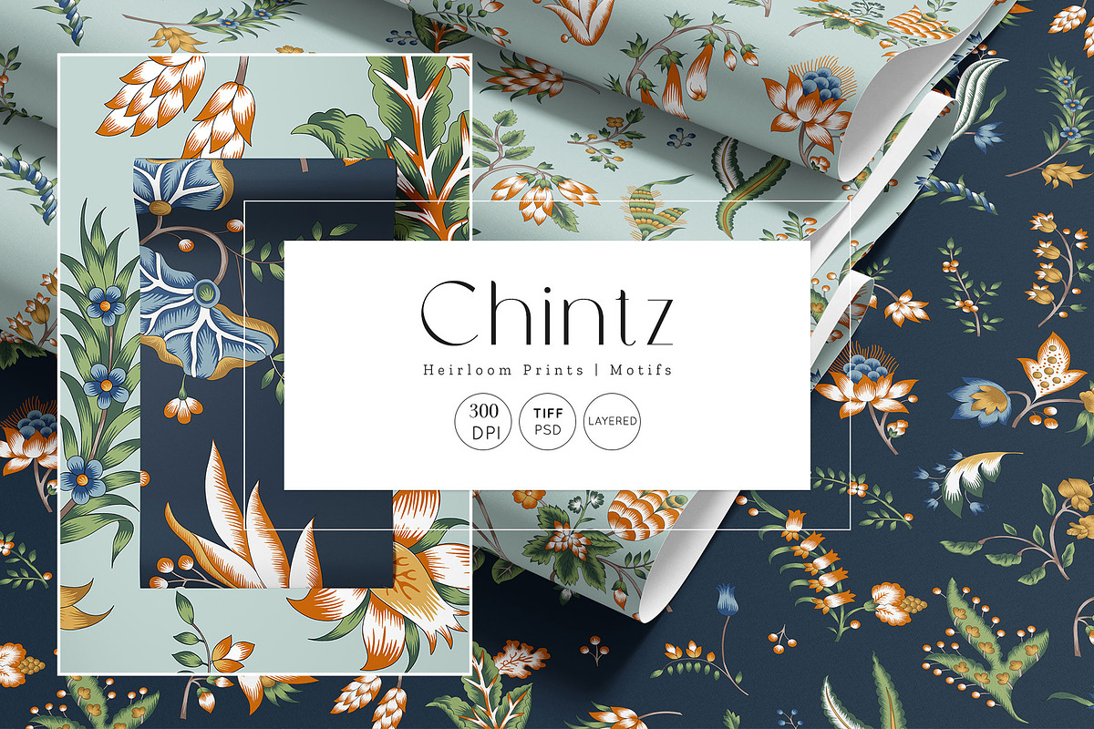 Chintz Heirloom, Intricate Patterns!, a Pattern Graphic by Pink Linen (Photo 1 of 12)