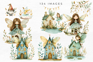 Fairy Garden Clipart, 134 PNG