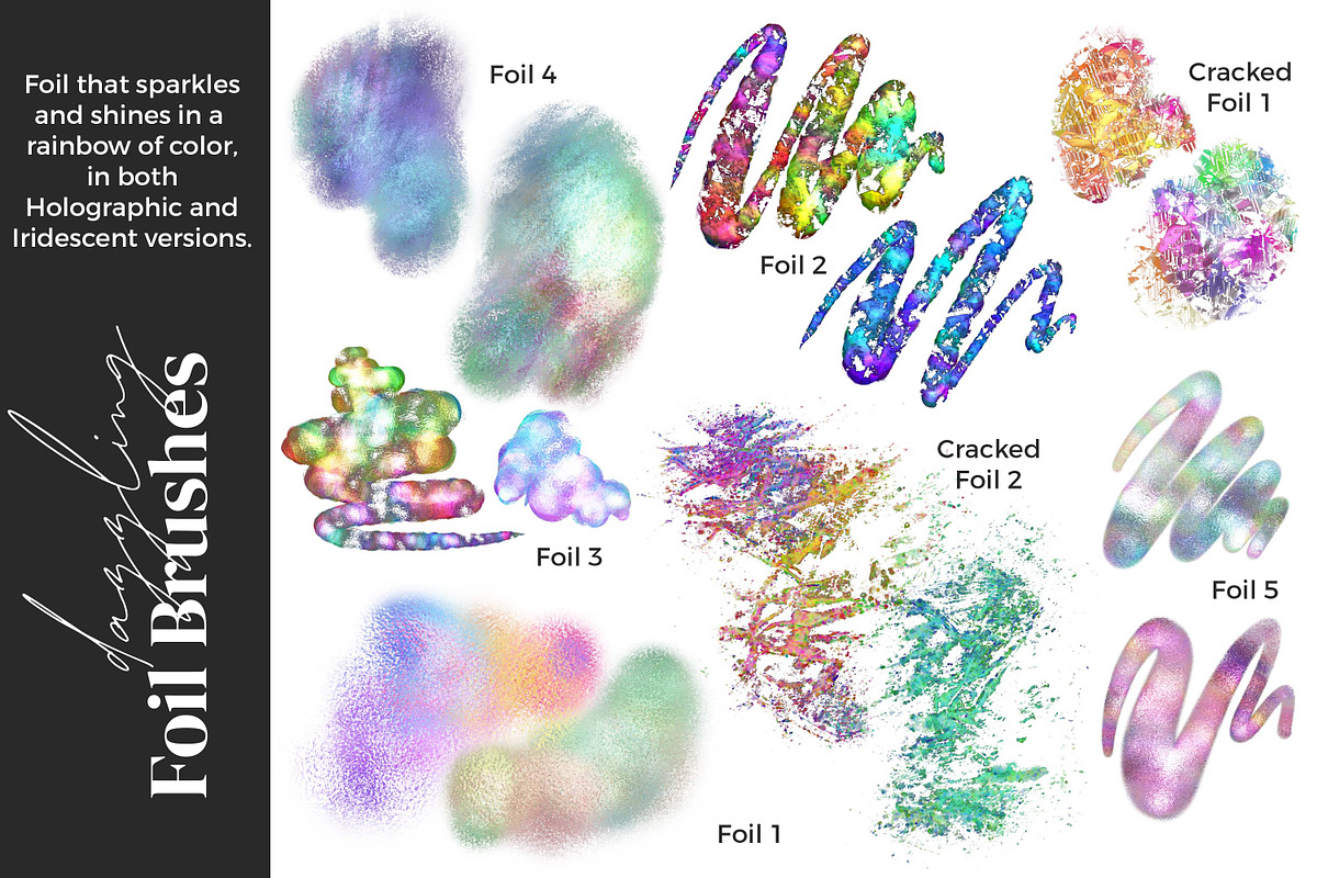 Iridescent Brushes for Procreate, a Brush Add-On by AJ Brushes (Photo 7 of 10)