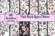 Pink Black Retro Flower Digital, an Arts & Entertainment Photo by Wow Magic (Thumbnail 1 of 2)