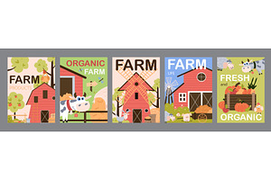 Farm Products Posters, a Texture Illustration by alexdndz
