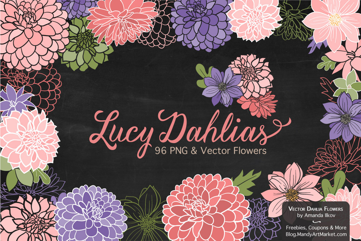Wildflower Clipart & Vectors, an Illustration by Amanda Ilkov (Photo 2 of 4)