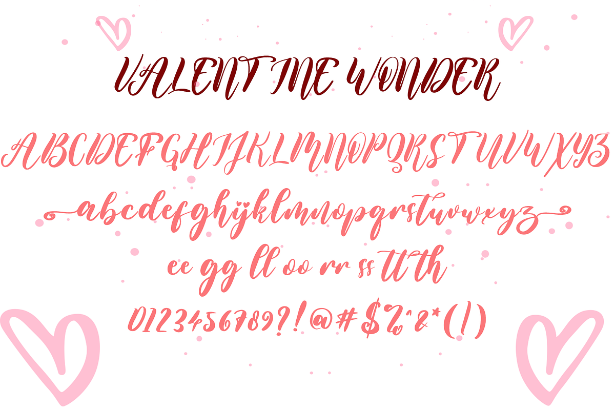 Valentine Wonder, a Script Font by Aldedesign (Photo 6 of 12)