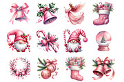 Pink Christmas, an Illustration by Design Market (Thumbnail 3 of 3)