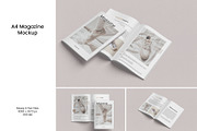 A4 Magazine Mockup, a Magazine Template by Graphicbars (Thumbnail 1 of 11)