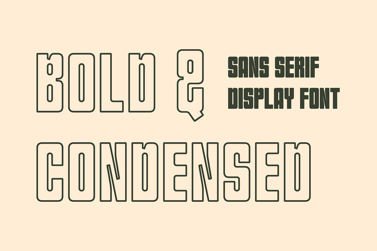 Klorhine - Condensed Font, a Sans Serif Font by Pikgura (Photo 9 of 9)