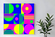 Geometric in Bold Color, a Pattern Graphic by Sharon Schwalbe (Thumbnail 1 of 6)