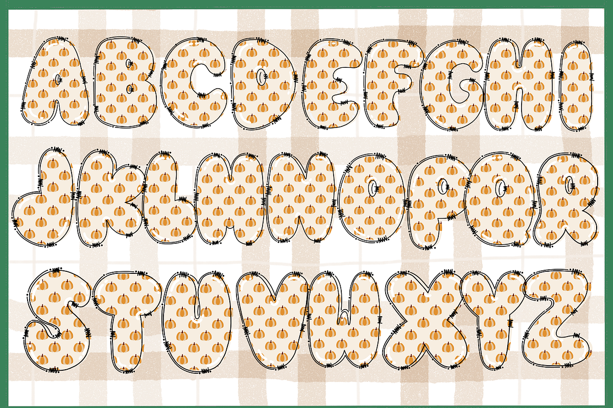 Happy Autumn-PNG fonts, a Handwritten Font by It me digital art (Photo 2 of 9)
