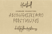 Heartwell Script Font, a Script Font by Deeezy (Thumbnail 6 of 6)
