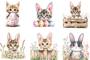 Easter Bunny Cat Peeking Sublimatio, an Illustration by DreamArtGraphic (Thumbnail 4 of 4)