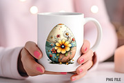 Whimsical Easter Eggs Clipart Png, an Illustration by Craft Nest (Thumbnail 8 of 8)