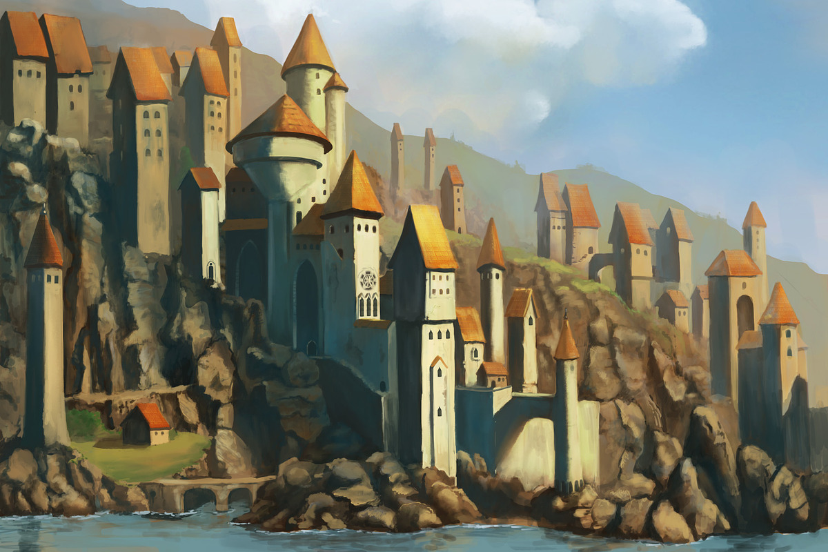 Castle, an Illustration by Clonefront