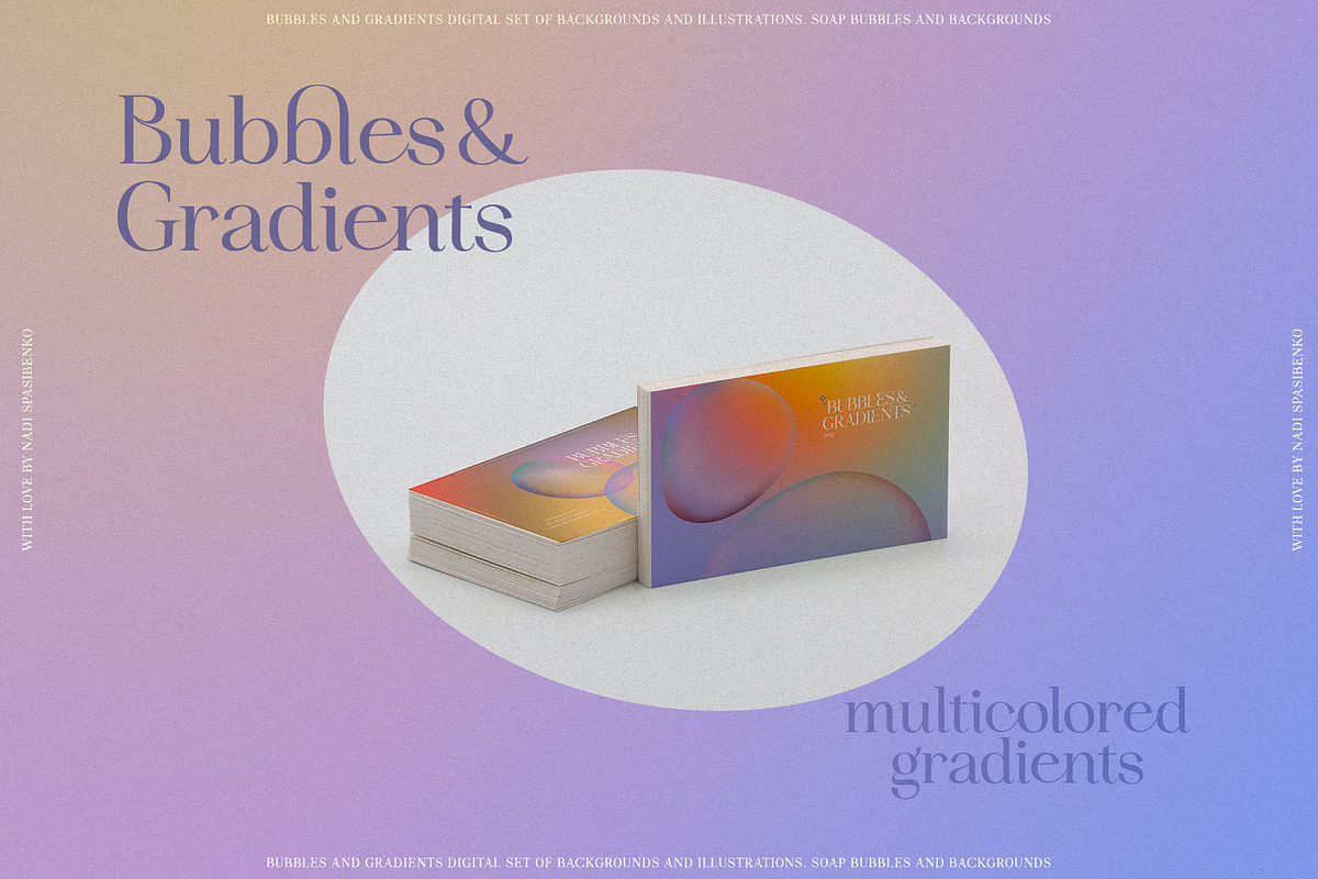 Bubbles & Colorful Gradients, a Wallpaper Graphic by nadispasibenko (Photo 4 of 15)