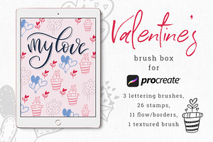 Valentine's Brush Box For Procreate