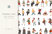 People illustrations set, a Person Illustration by Cute Atelier (Thumbnail 1 of 9)
