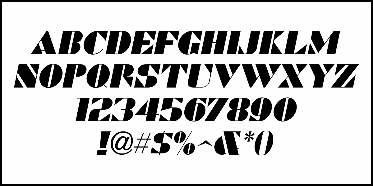 Sign Work Deco JNL, a Sans Serif Font by Jeff Levine Fonts (Photo 5 of 5)