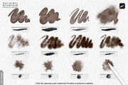 Wet Watercolor Procreate Brushes, a Brush Add-On by Julia Dreams (Thumbnail 3 of 7)