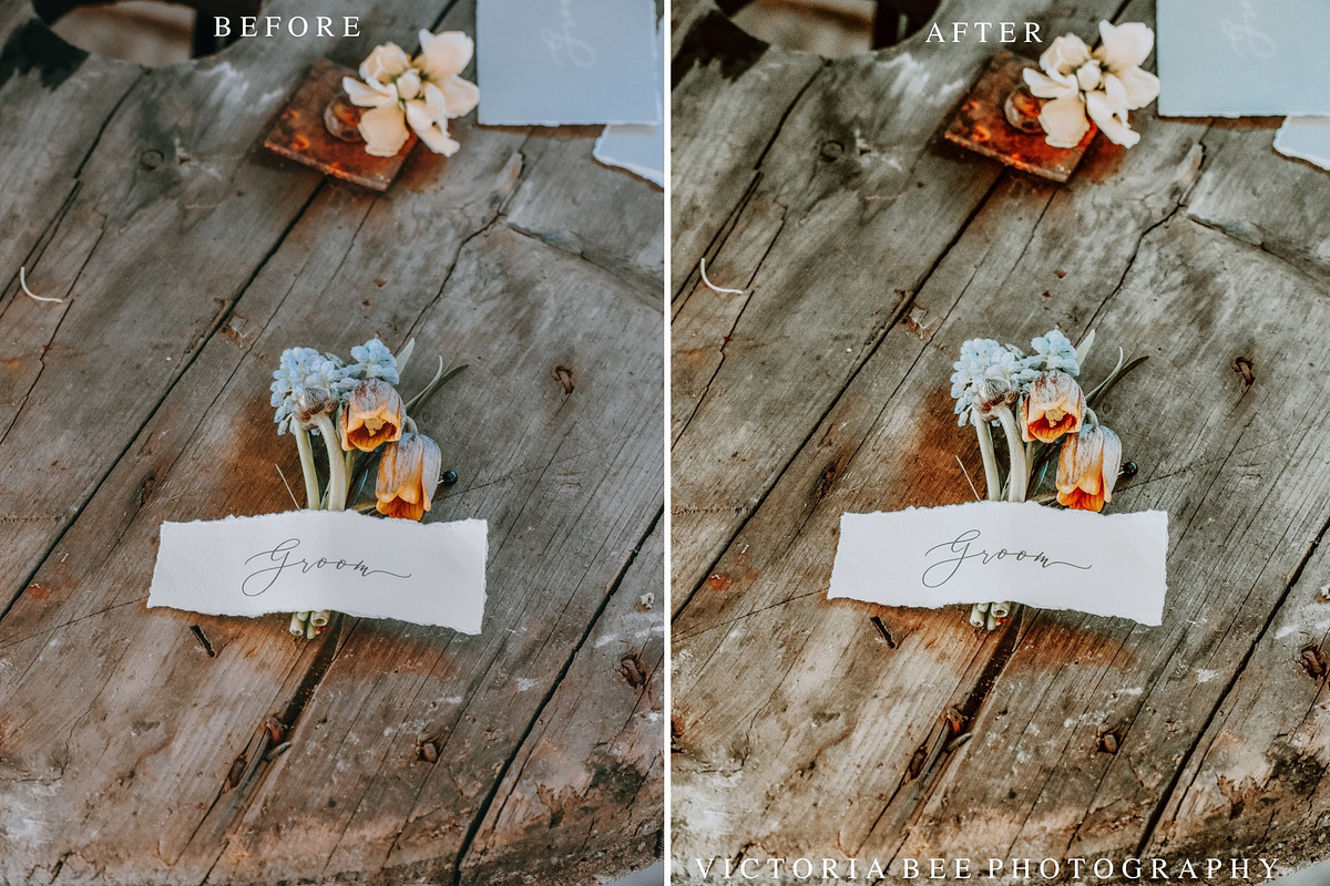 LIGHTROOM PRESETS WEDDING, a Preset Add-On by Victoria Bee Presets (Photo 3 of 25)