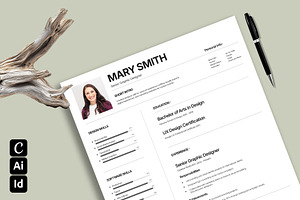 Designer Resume Template, a Resume Template by Templeste