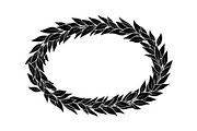 Botanical Oval Wreath Frame Bundle, an Illustration by Designer_Momina (Thumbnail 38 of 51)