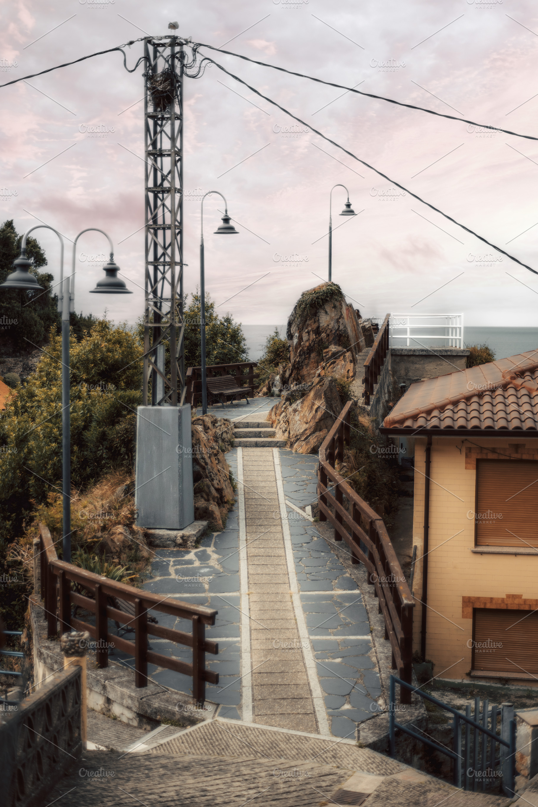 Path to sea viewpoint terrace, an Architecture Photo by SkyNext