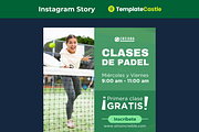 Padel Tennis Class Flyer Template, a Templates & Theme by TemplateCastleStore (Thumbnail 1 of 3)
