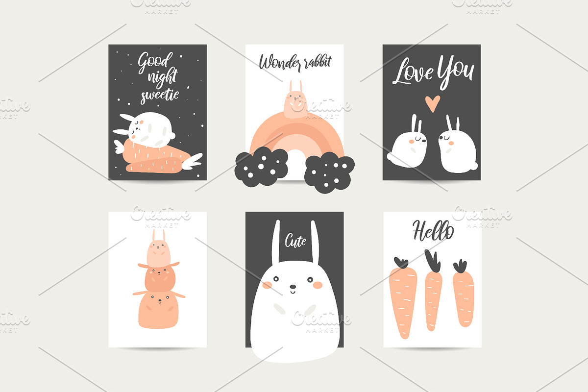 Postcards with animals, an Animal Illustration by Veresk (Photo 2 of 12)