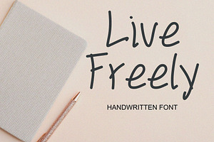 Live Freely Handwriting Font