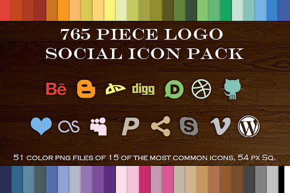 765 Piece Logo Social Icon Pack 2 preview 2