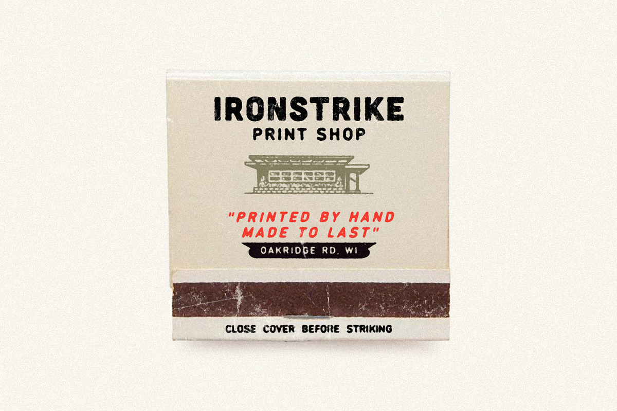 Ironstrike | Hand Drawn Sans Serif, a Sans Serif Font by Max Lockwood (Photo 13 of 15)