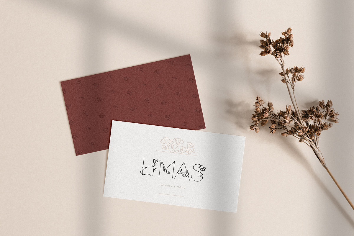Florium - floral logo font, a Sans Serif Font by Favete Art (Photo 15 of 21)