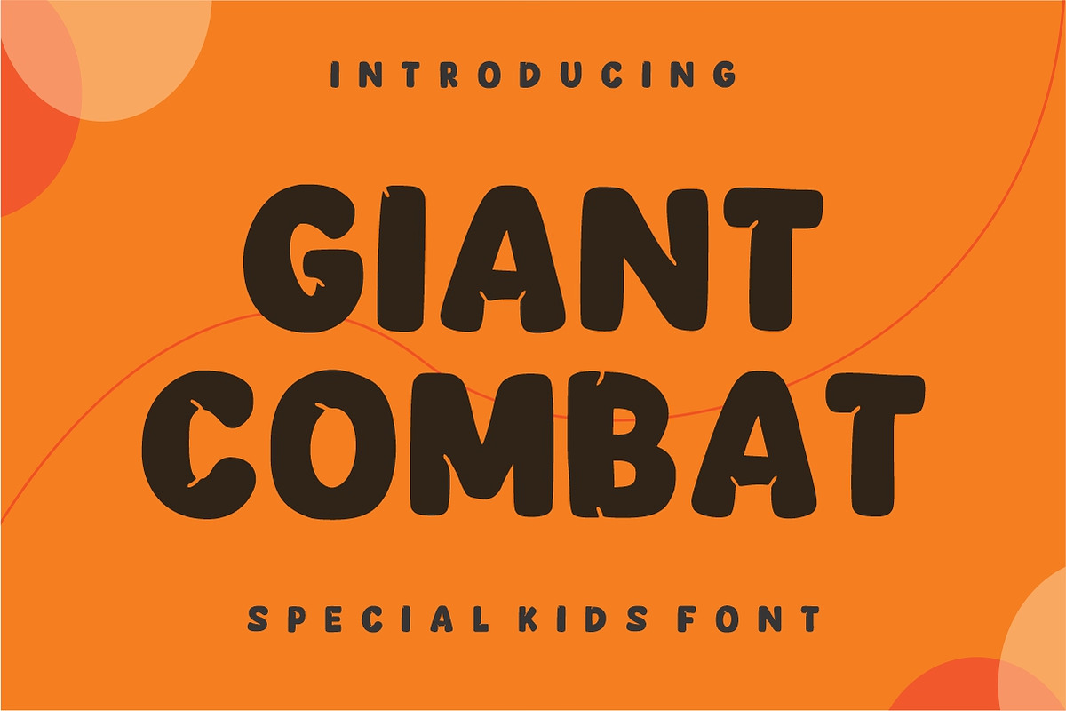 Giant Combat, a Font by Limited.studio (Photo 1 of 6)
