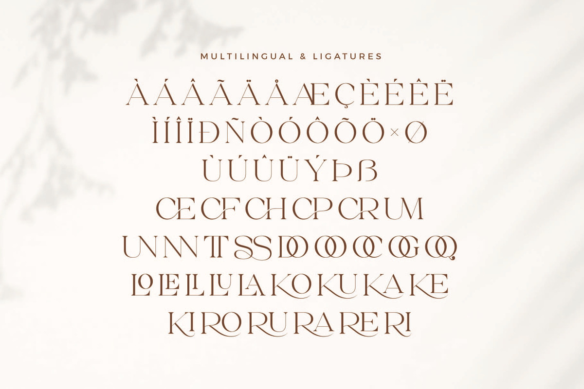 Rossce - Beautiful Serif Font, a Serif Font by Aqeel_Art (Photo 9 of 9)