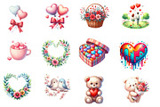 Valentine's Day Clipart, an Illustration by Designworld (Thumbnail 3 of 5)