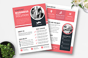 Two Page Business Flyer Template, a Flyer Template by MightyDesign (Thumbnail 1 of 8)