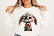 Quirky Easter Bunny Clipart Png, an Illustration by Craft Nest (Thumbnail 7 of 11)