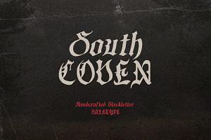 South Coven - Rough Blackletter