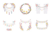Watercolor Easter Frame Clipart, an Illustration by GatewayDesign (Thumbnail 2 of 3)