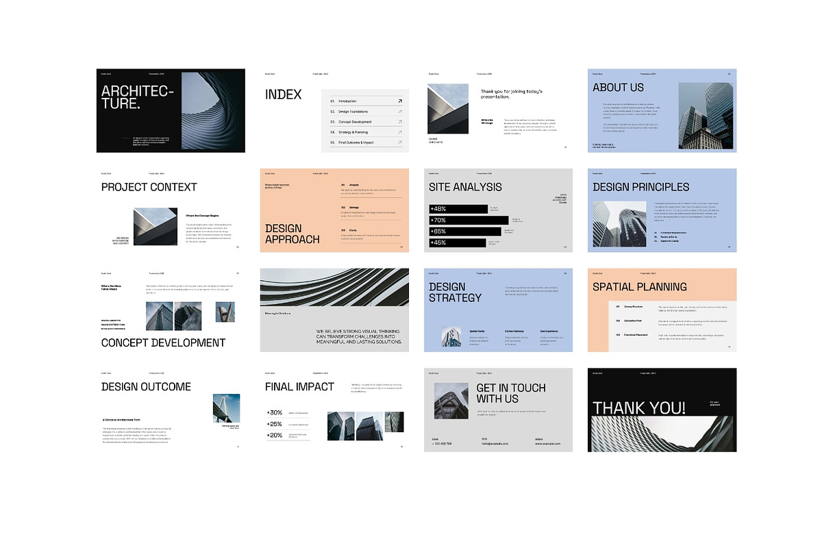 Architecture Deck Powerpoint, a Presentation Template by TMint Creative (Photo 5 of 6)